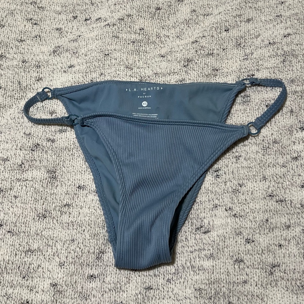 blue pacsun bikini bottom